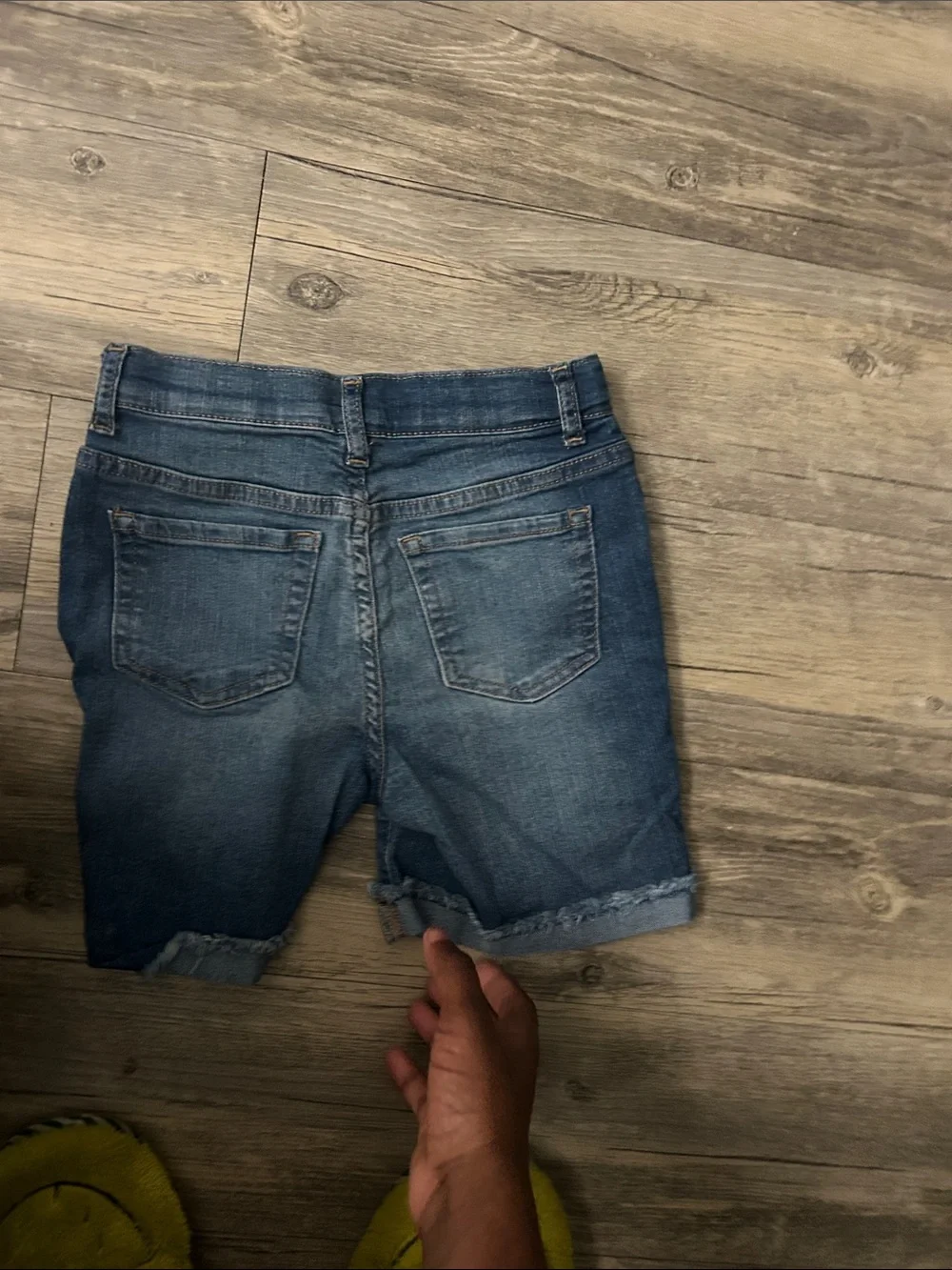 The Children's Place Blue Denim Button-Front Jean Shorts